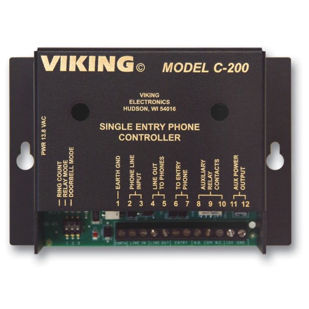 Viking C-200 Single Door/Gate Phone Controller 