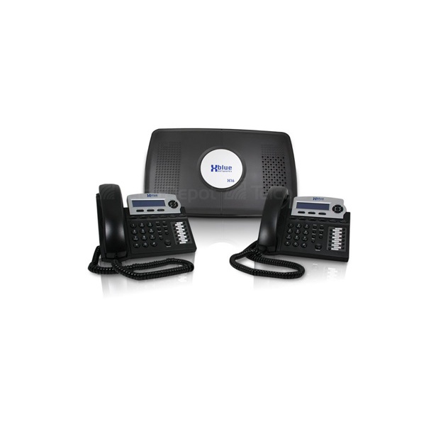 Xblue X16 Phone System with 2 Phones: Charcoal
